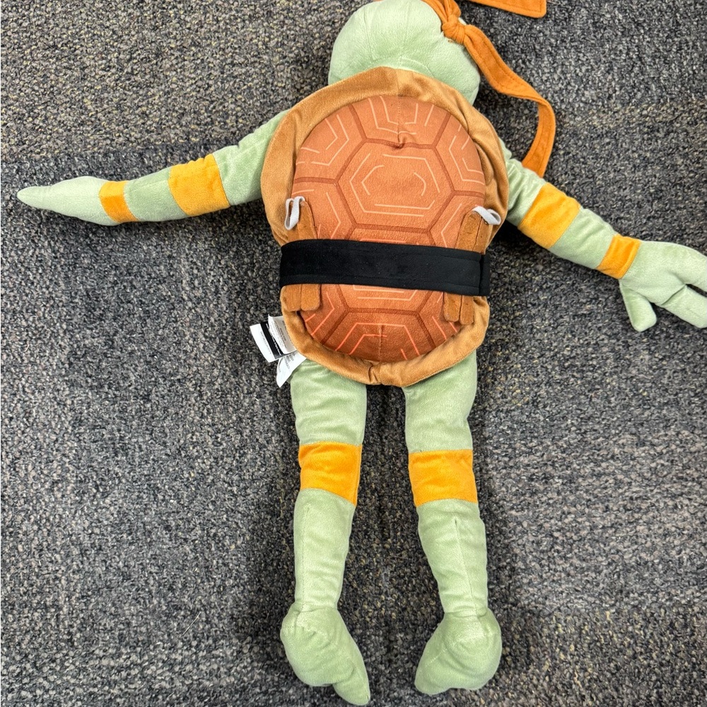 Nickelodeon 26” Teenage Mutant Ninja Turtles Michelangelo plush pillow buddy - Picture 4 of 6